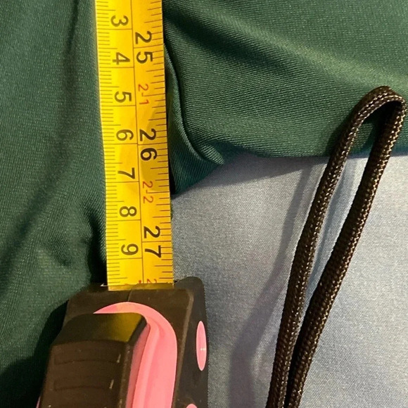 Roman's Hunter Green 2X Knee Length Swing Dress with Sequins around Neckline - Picture 7 of 7